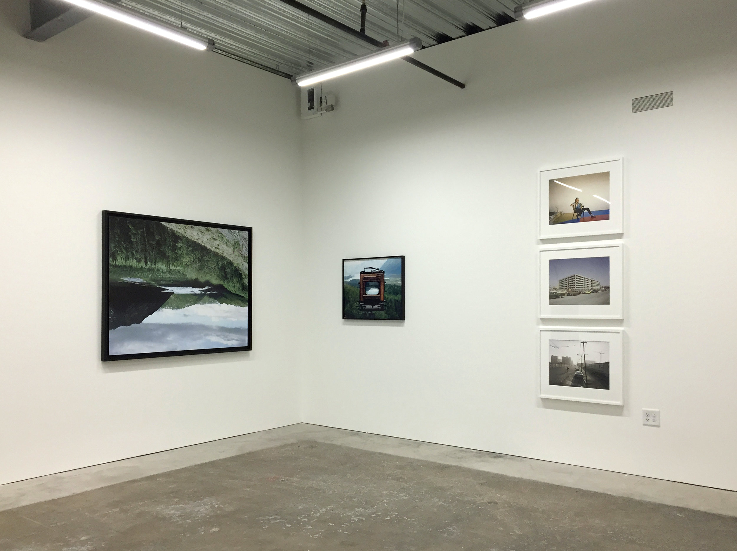  CHRISTINA SEELY,&nbsp; Defluo Glacies and Matanuska Glacier, Alaska,  2011; JANET DELANEY,&nbsp; Artist in her studio, Project One, 10th at Howard Street, 1979  and  First Office Building in redevelopment zone, from Lapu-Lapu Street, 1980  and  Satu