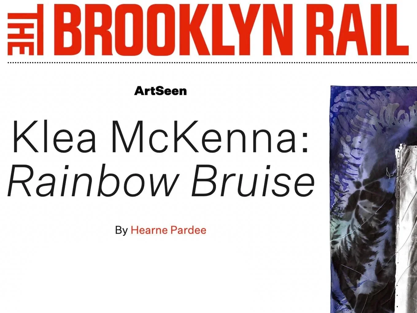 KLEA McKENNA | New Press