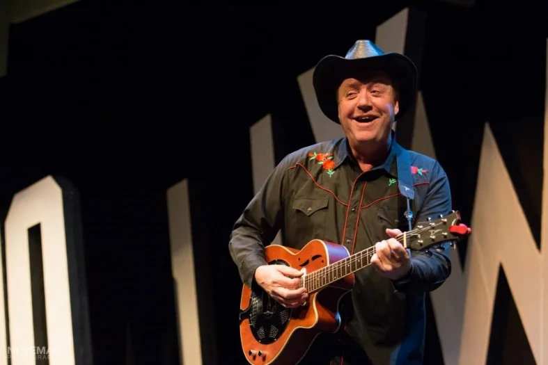 BK Read the Existential Cowboy With a song in his heart and a pebble in his shoe, BK strums, plucks, and tickles his six-string beauty.