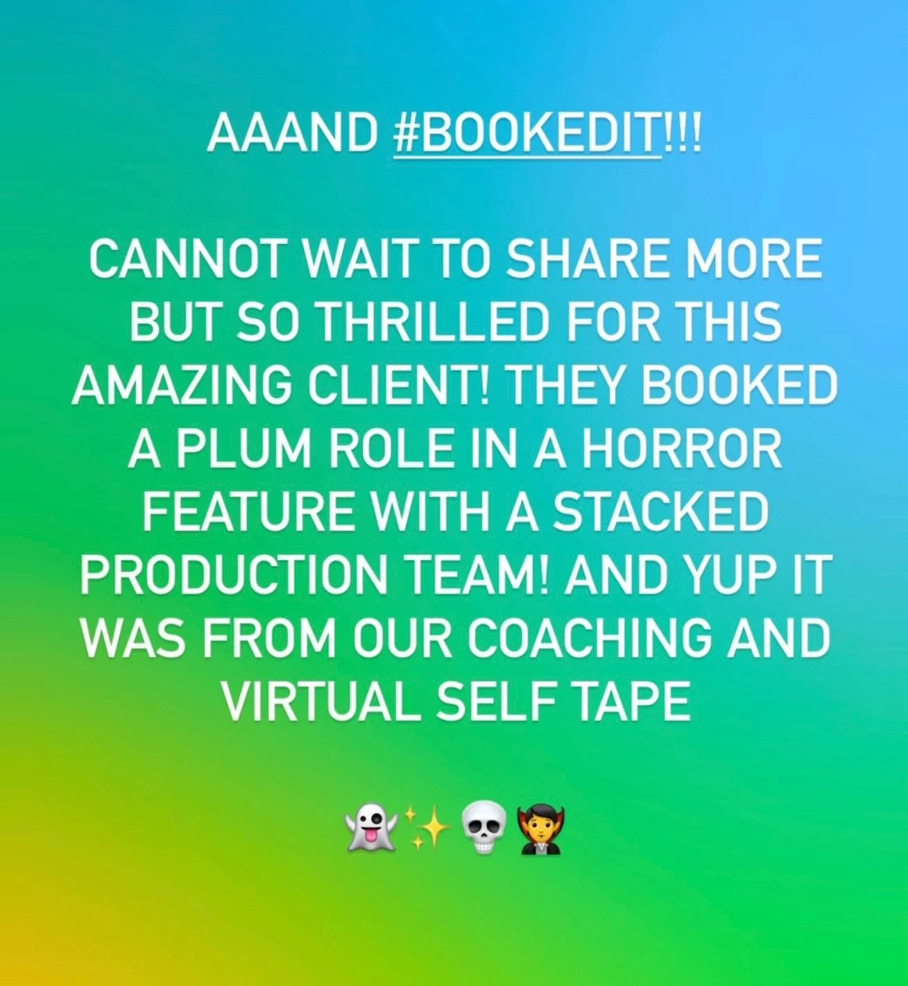 So thrilled for my client booking this fun feature with some serious heat!! More info when I can!! 🤯🩸😱

#bookedit #proudcoach #horror