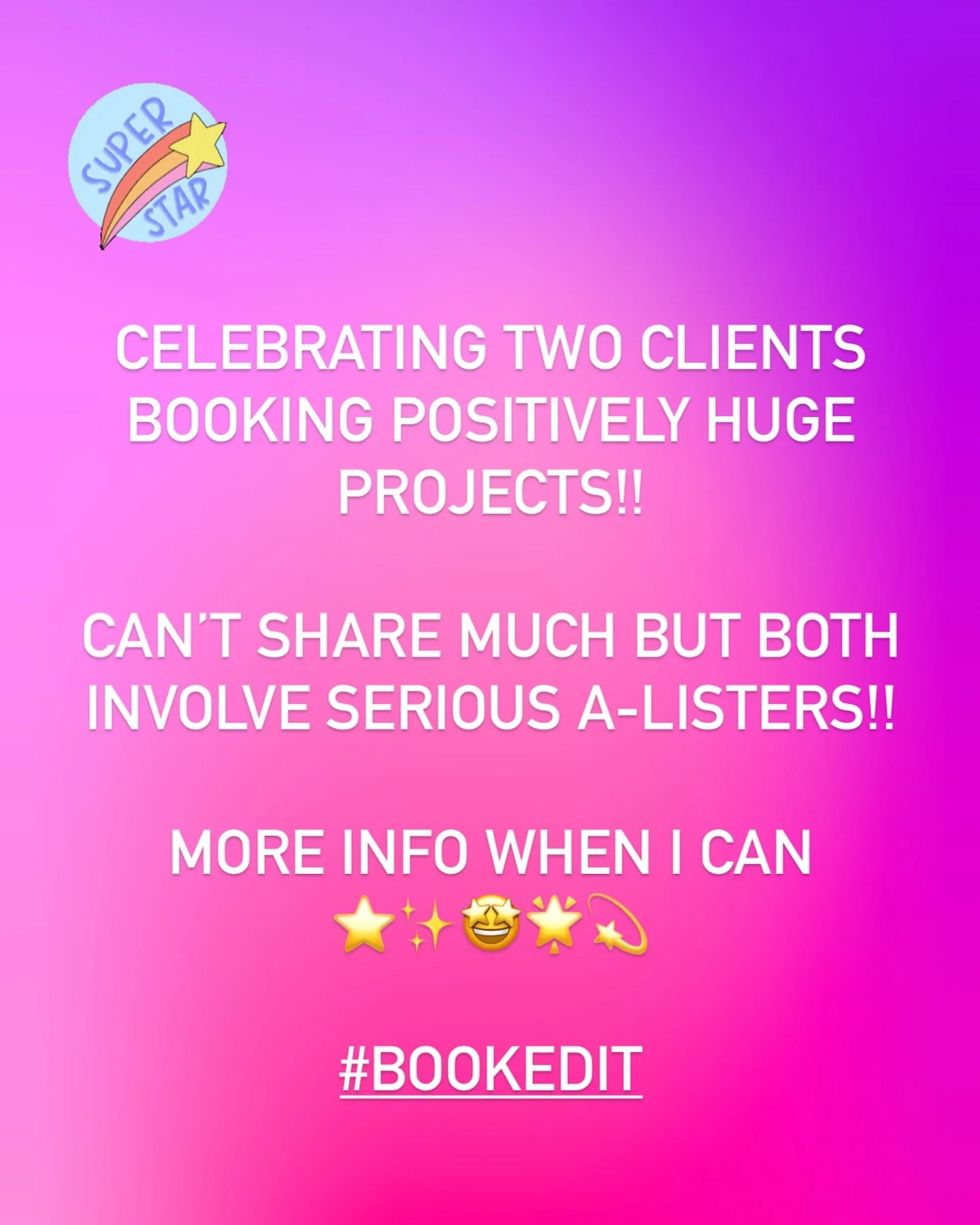 Proud is an understatement. Congrats to these clients &hellip; and an advanced congrats to the clients who will book soon. It&rsquo;s only a matter of time and your next role is literally hurtling toward you through space. So train up and get ready b