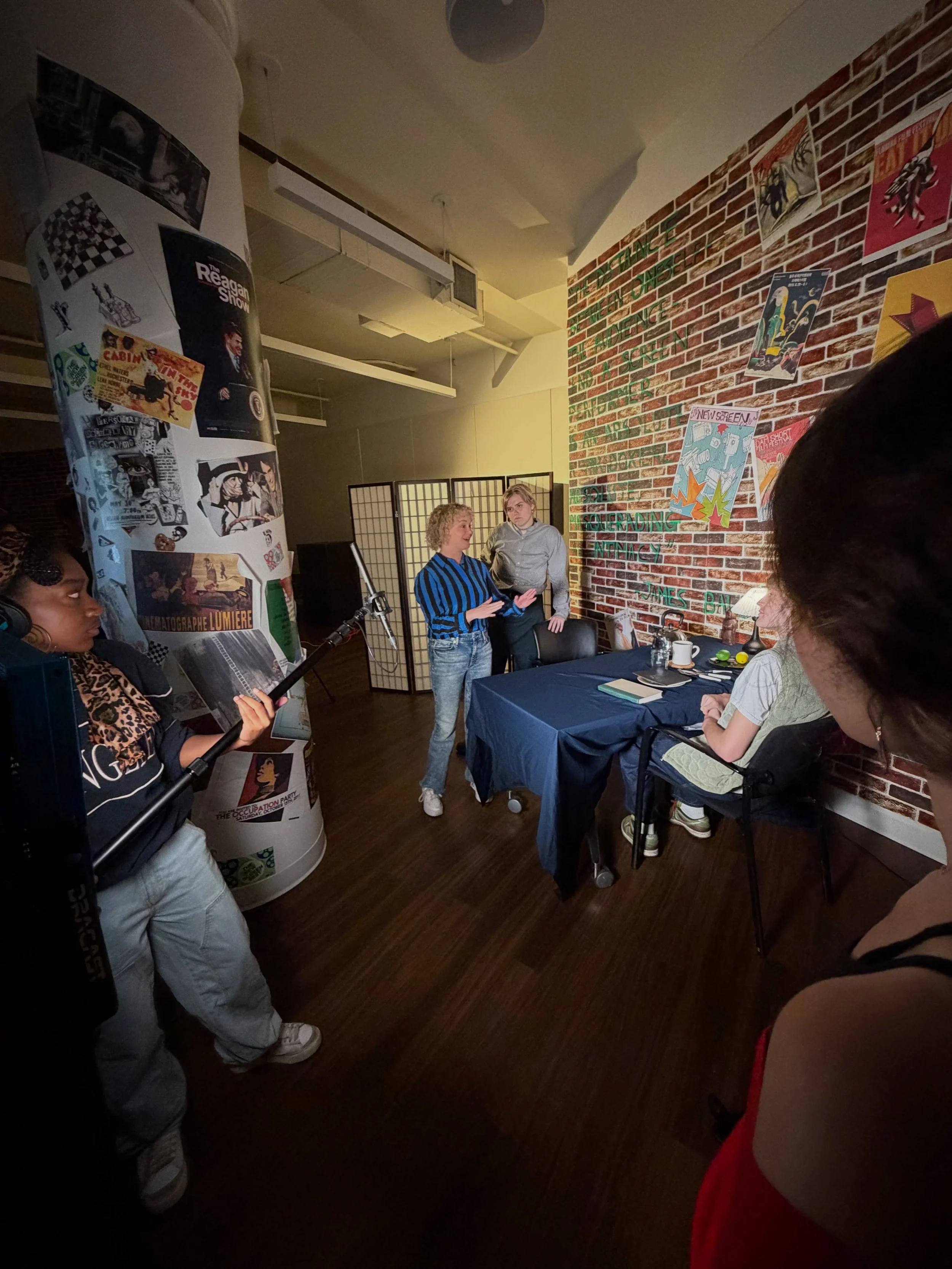 So fun chatting the business, acting, and directing with students in Eugene Lang&rsquo;s DIY Filmmaking class! Thanks to Professor @nathanfitch and my alma mater @thenewschool for having me back! I could play with this amazing scene from ADAPTATION t