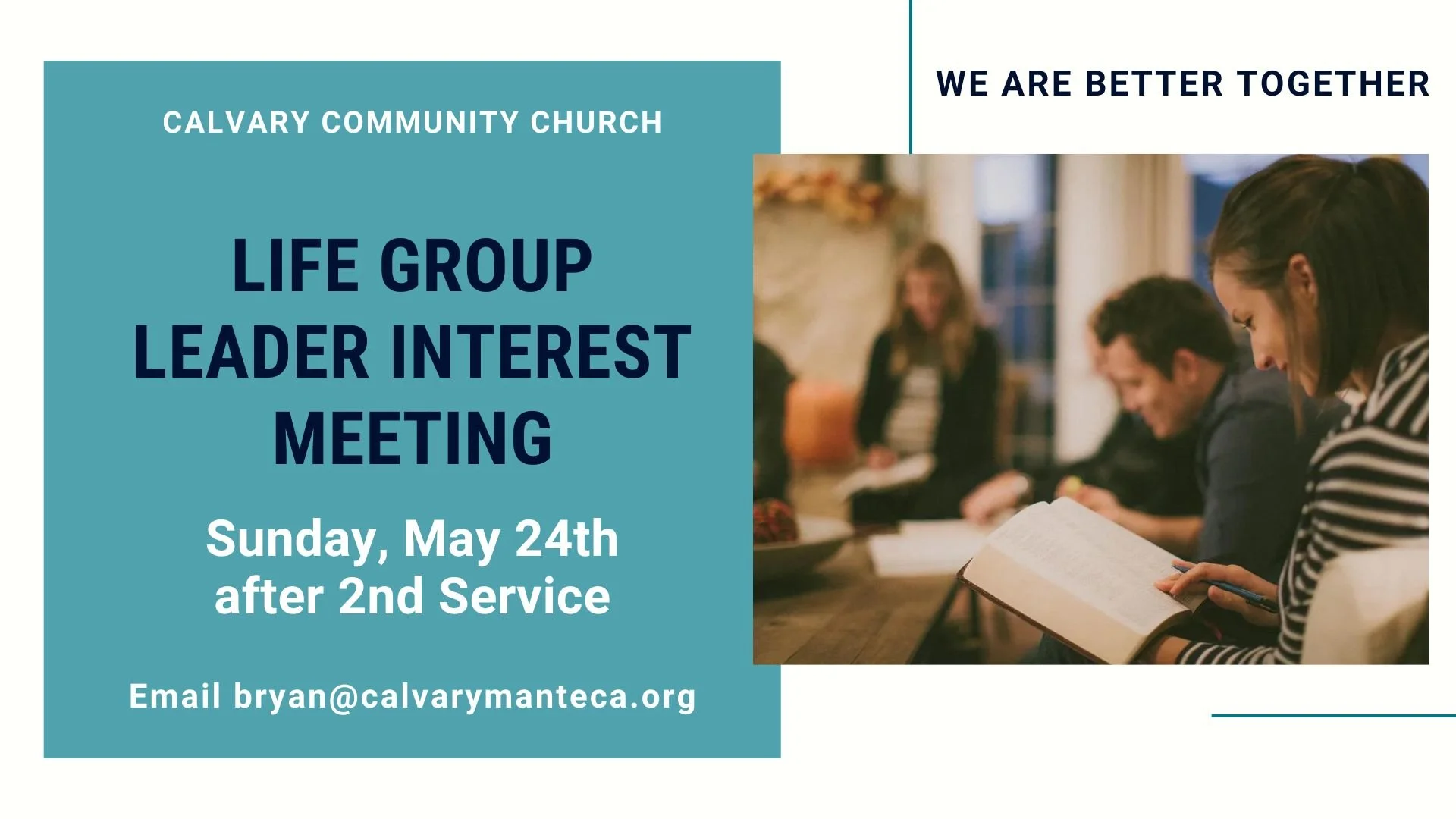 New Leader Interest Meeting