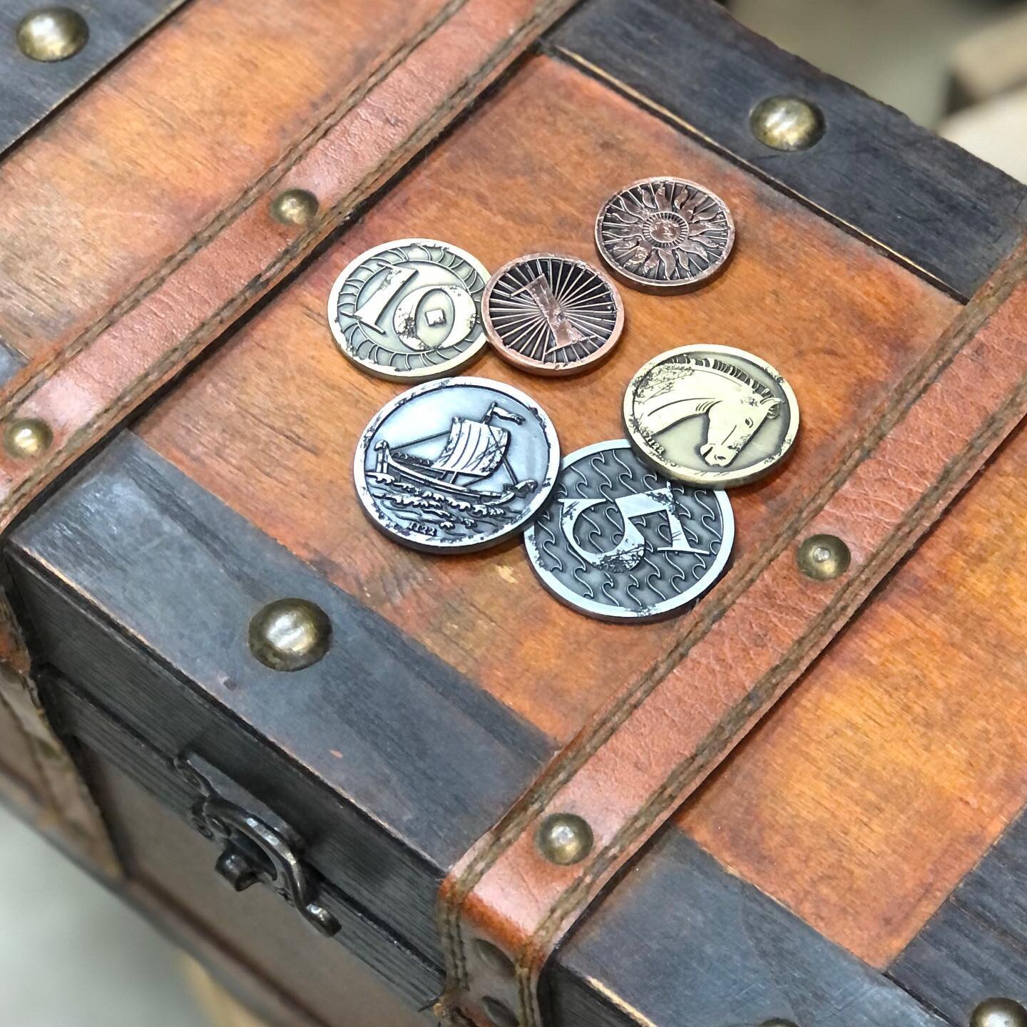 Adrasil has new coinage! These beautiful pieces were specifically created for our game, and will replace the old generic coins that have served us so well for five years. If you have old coins you want to swap out, bring them this year! They must be 