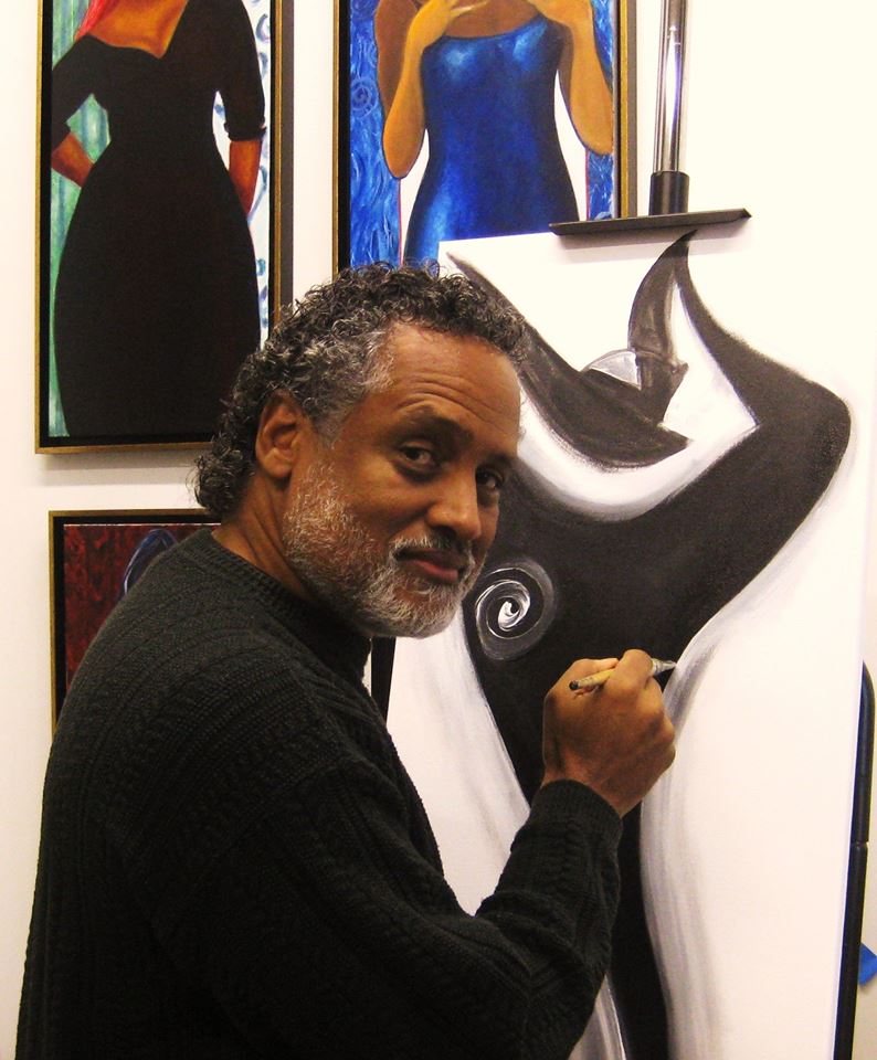 ArtNite at C Art Gallery with Artist Eric D. Salisbury for 12