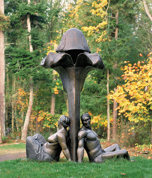 Explore Ann Morris' Sculpture Woods on Lummi Island