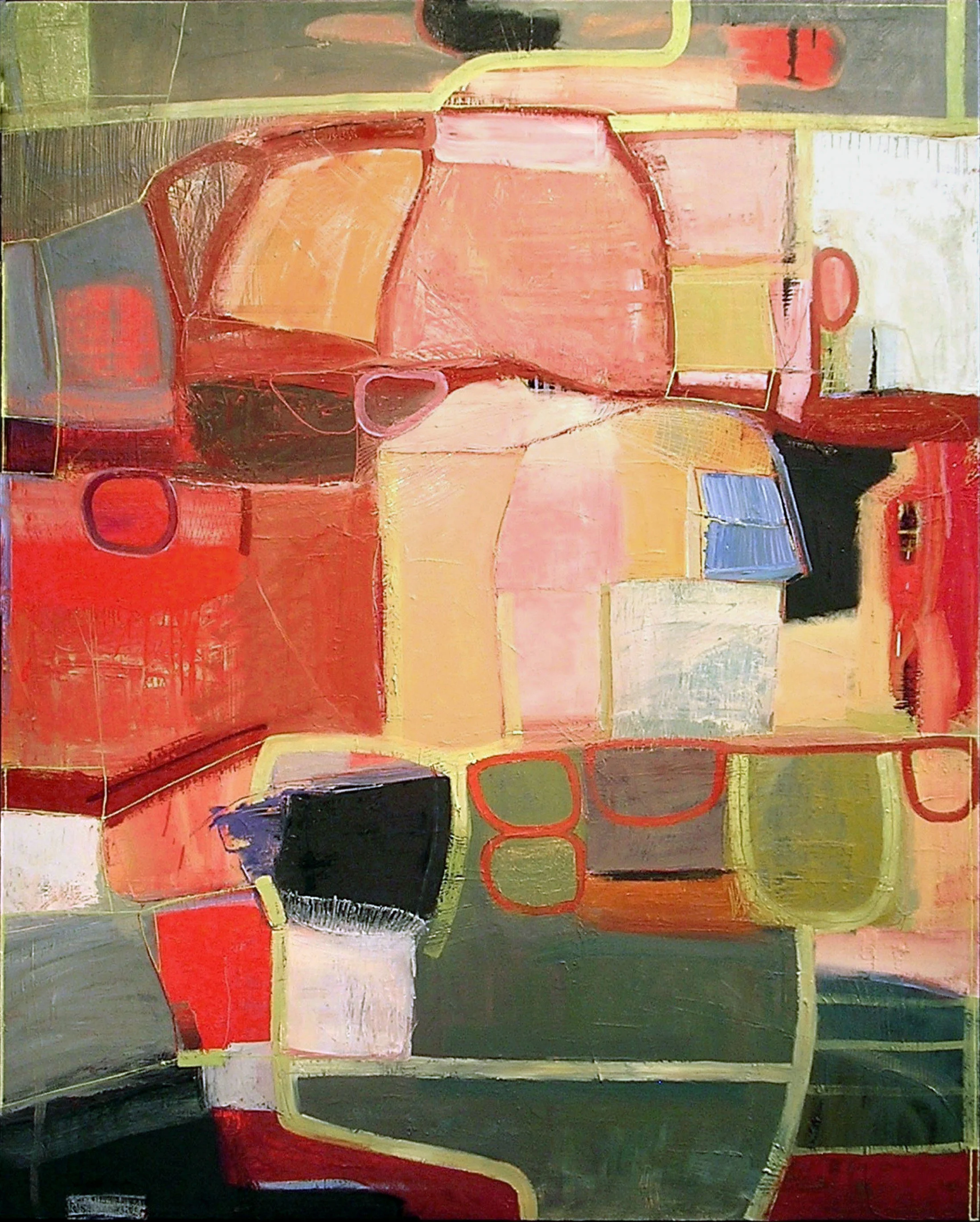 <i>flyover</i></br>2004, oil on canvas, 65” x 52”</br>(available)