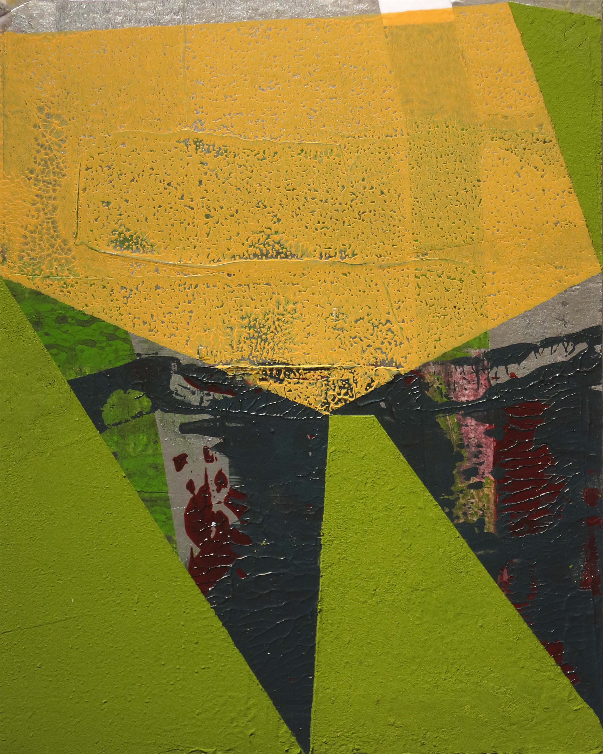 <i>07OCT15B</i></br>2015, acrylic, gypsum compound & monotype on archival artboard, </br>10” x 8”</br>(available)