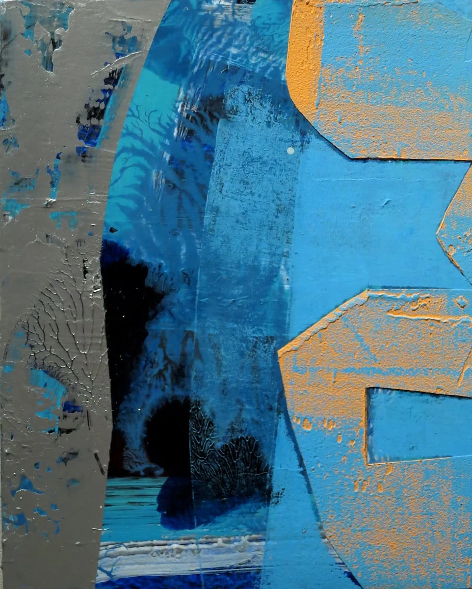 <i>07NOV15</i></br>2015, acrylic, gypsum compound & ink on archival artboard, </br>10” x 8”</br>(SOLD)