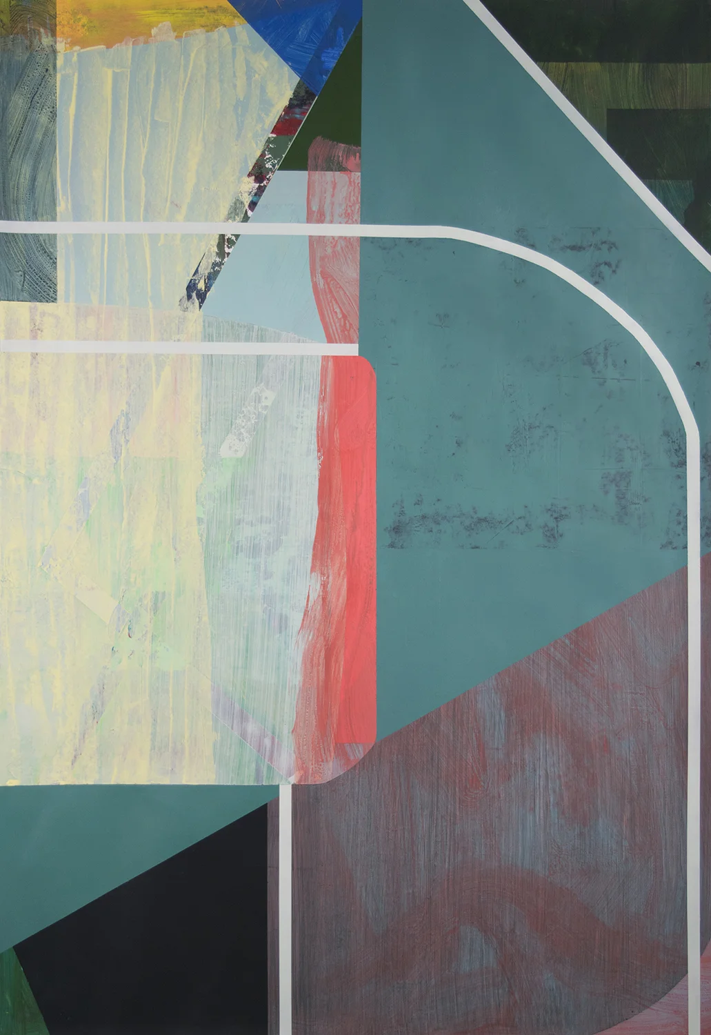 <i>plan (stall tactic)</i></br>2017, acrylic on paper, </br>44” x 30”</br>(available)