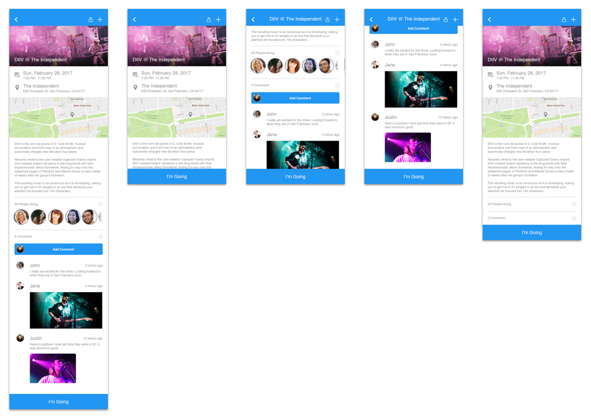 Event Details: View Structure & Outline
