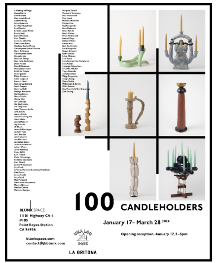 100 Candleholders show BLUNKSPACE