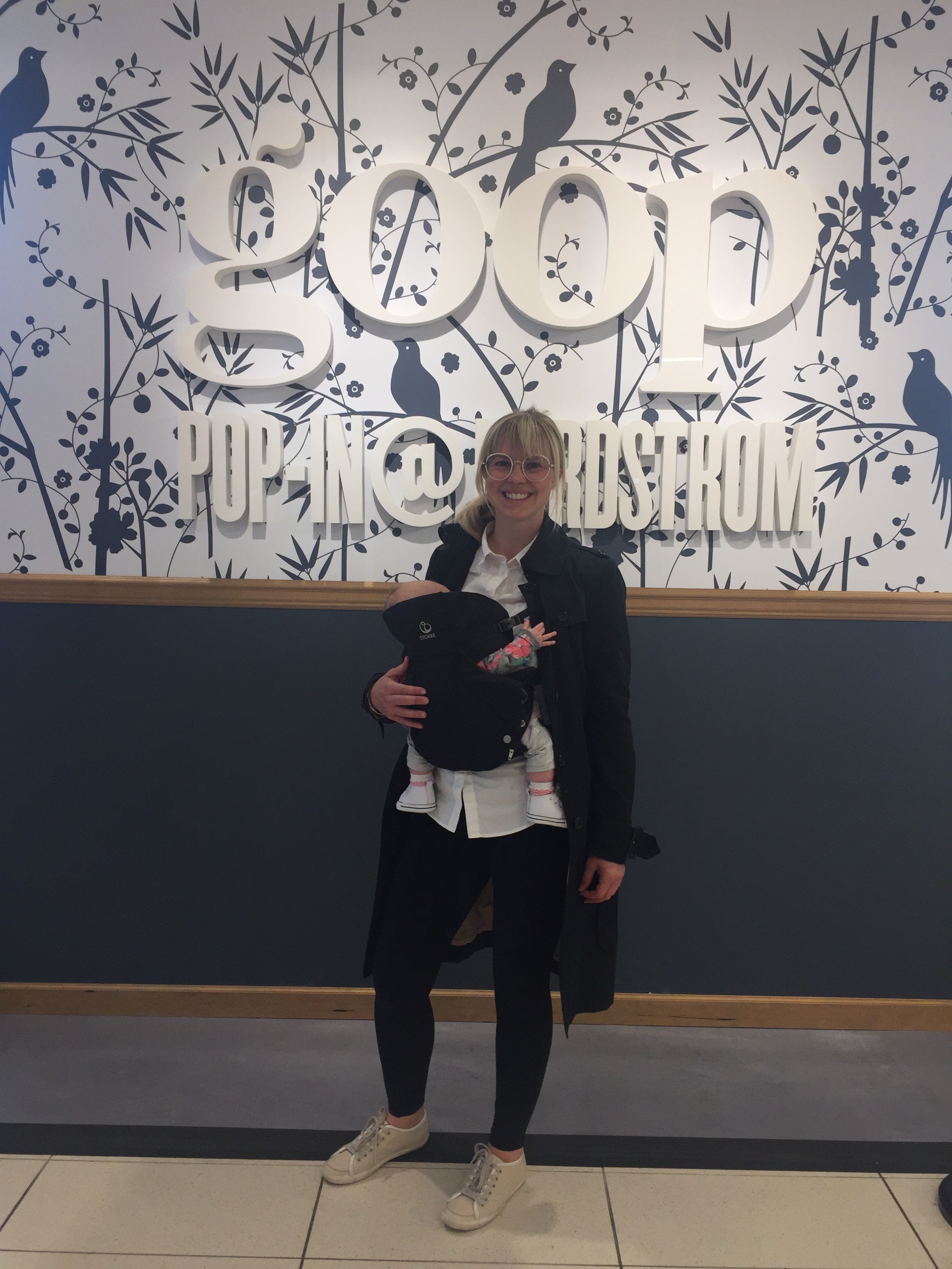Penelope and I checking out the Vancouver shop : )
