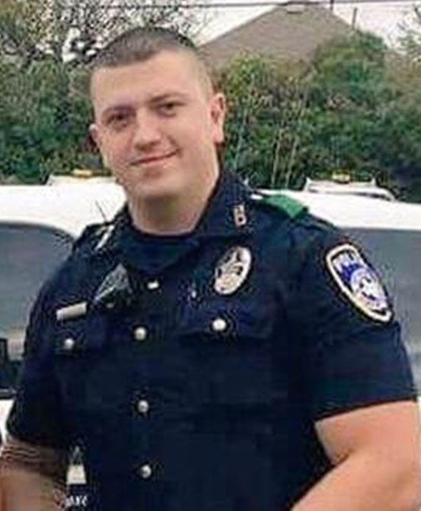 Officer David Hofer; Photo: NYPD/wfaa.com