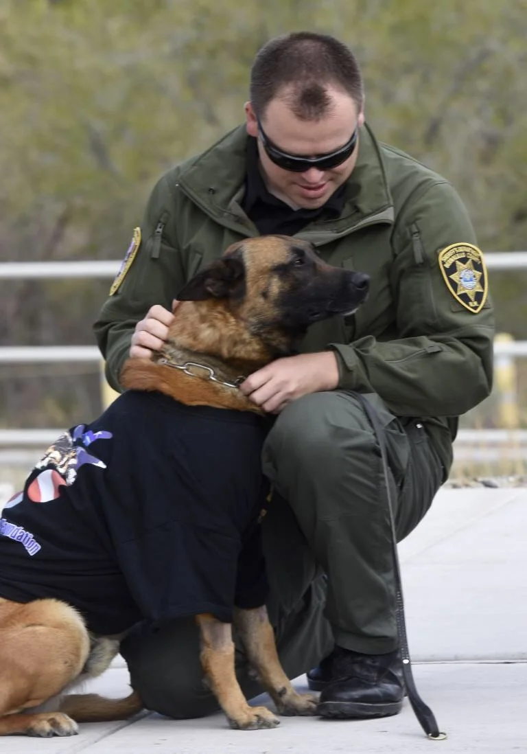 K9 Rex; Photo: Dean Hanson via abqjournal.com