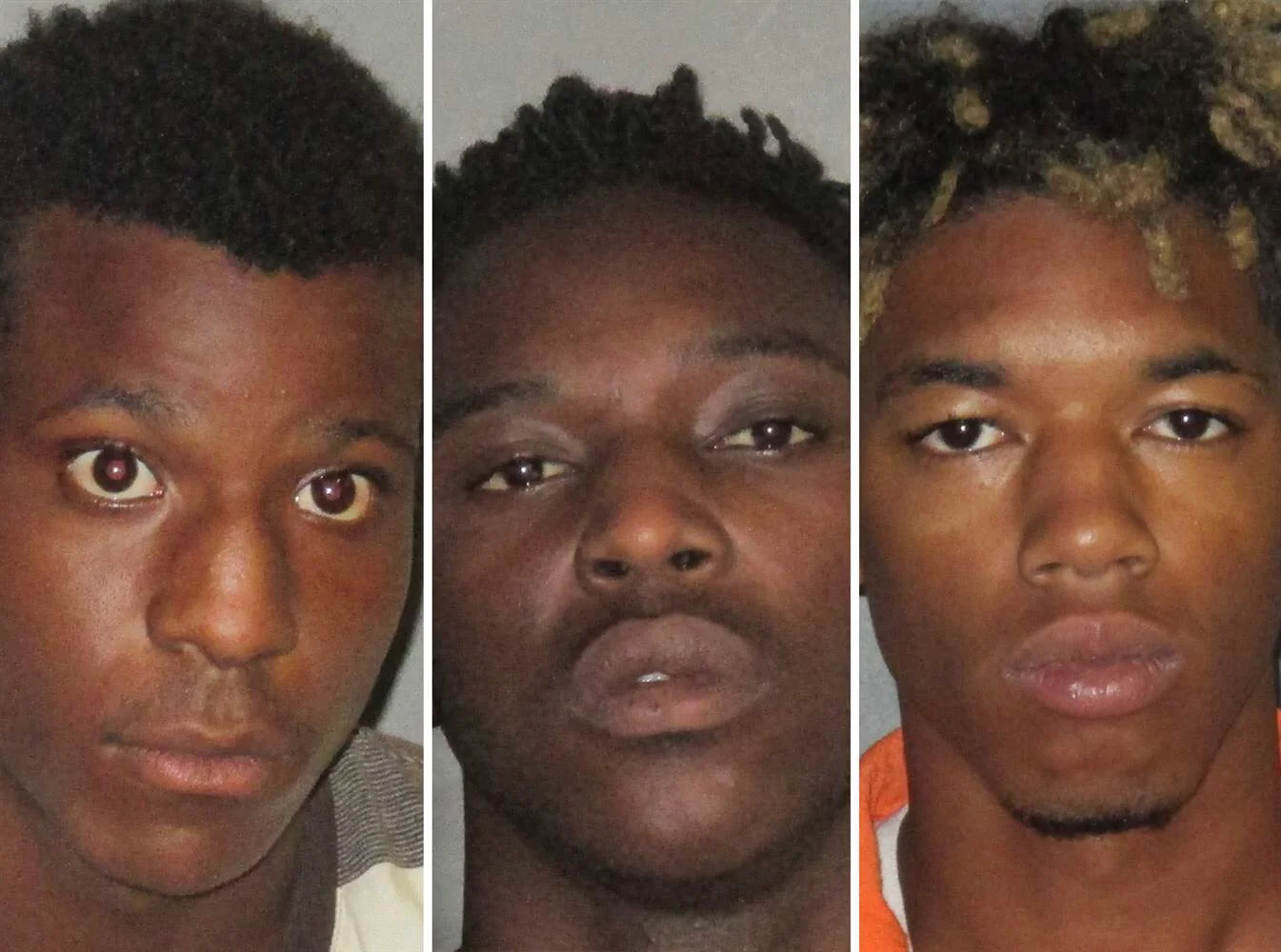 Thomas, Coates, and Bridgewater; Photo: Baton Rouge Police Department 