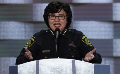 Dallas County Sheriff Lupe Valez; Photo: Saul Loeb via cnn.com