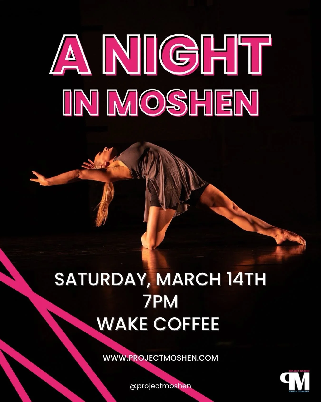 A Night in Moshen ✨

‼️THIS SATURDAY &ndash; March 14 | 📍 @wake_coffee | #Ambler

🎟️🎟️🎟️A couple tickets left 👀 grab yours today! www.projectmoshen.com 

Come support Project Moshen &amp; get a sneak peek into our 2026 season, hear what we&rsquo