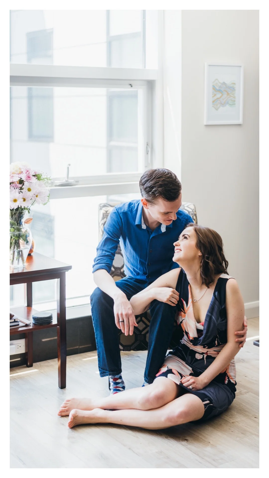 Tabatha &amp; Connor's At-Home Engagement | Halifax Wedding Photographer