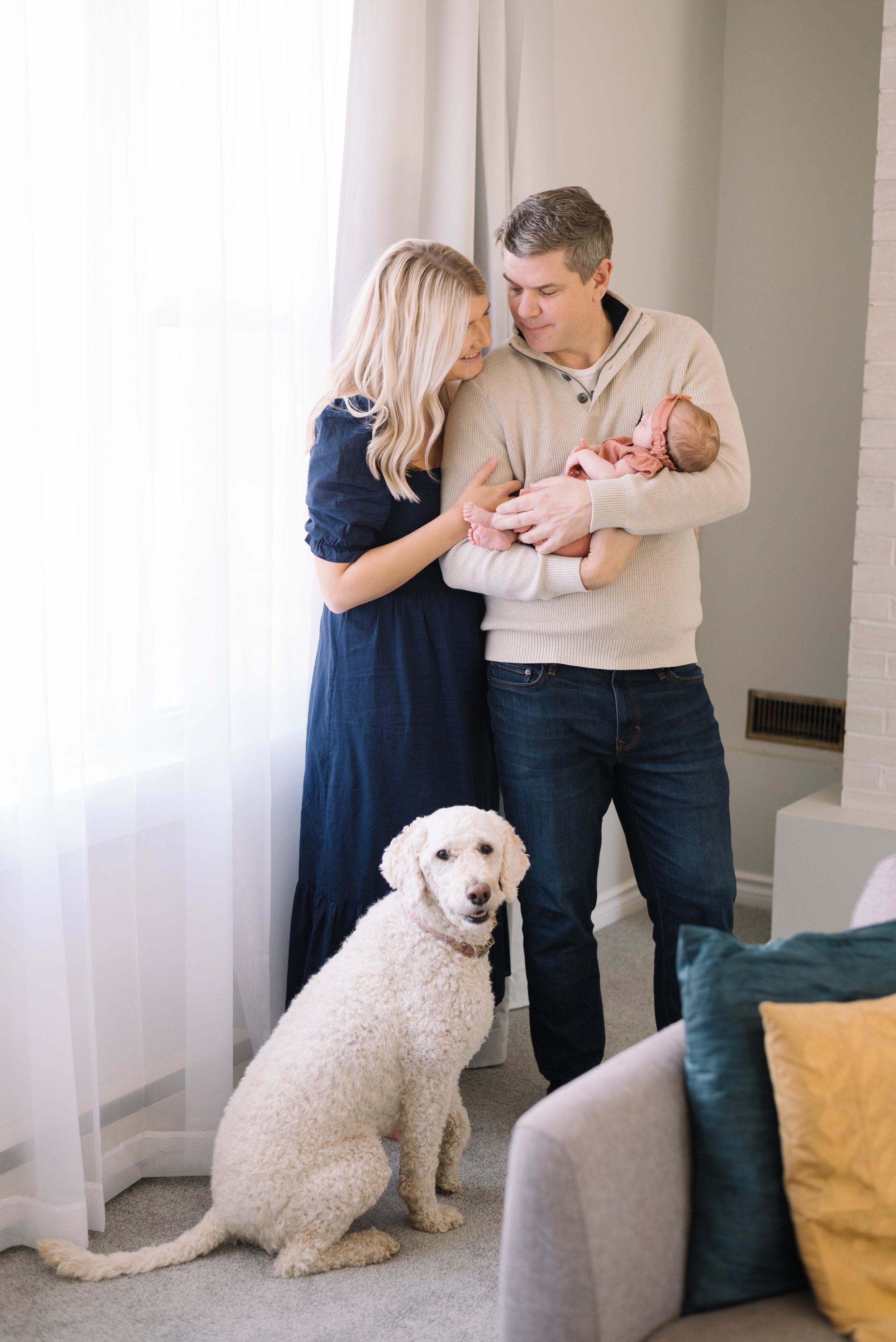 Kristina &amp; Steve's Lifestyle Newborn Session in Halifax | Nova Scotia Portrait Photographer