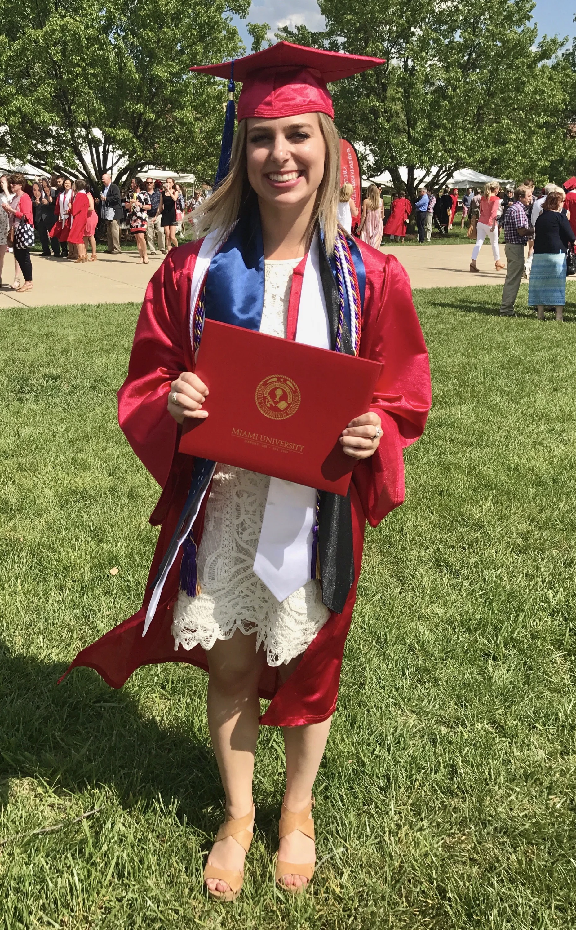 She did it!
