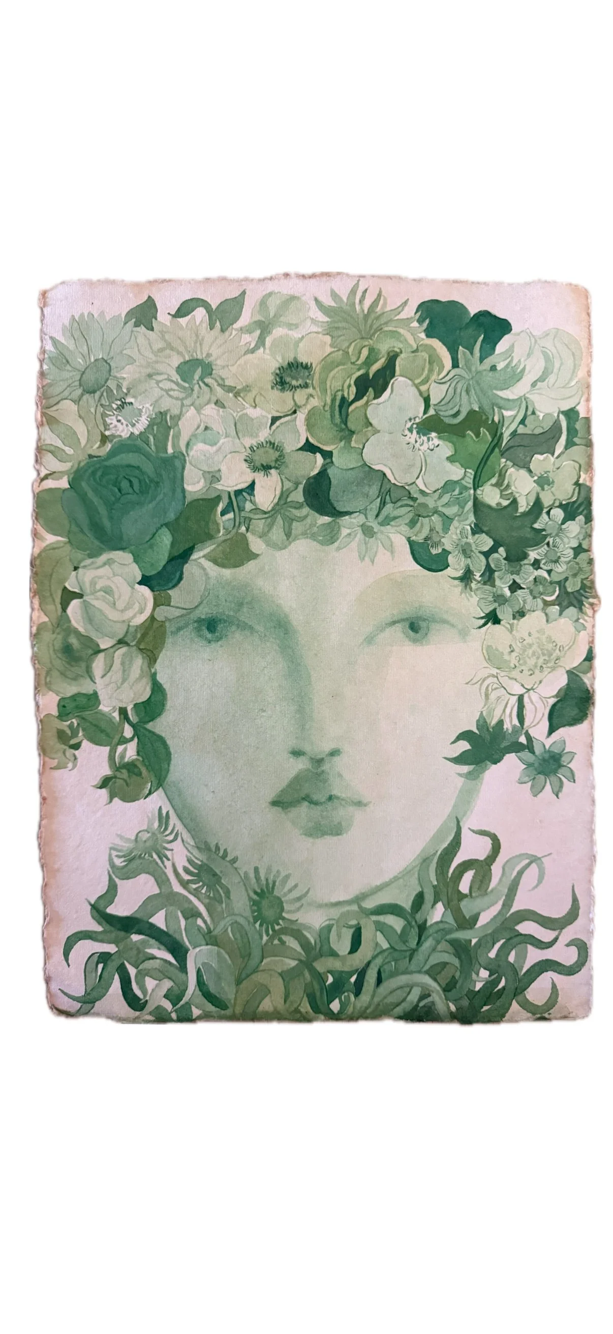 Green Watercolor Series - 8