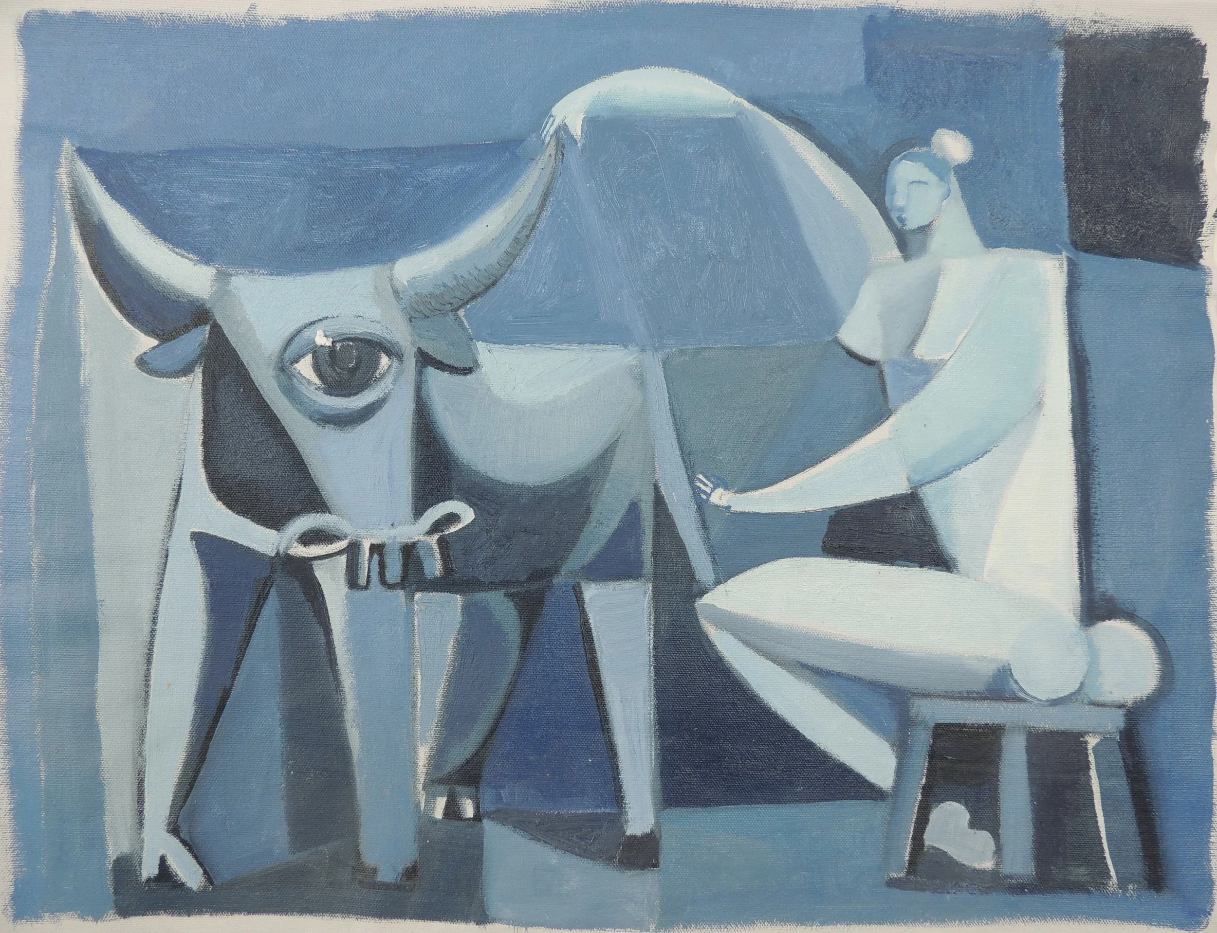 21" x 15" Original on Canvas