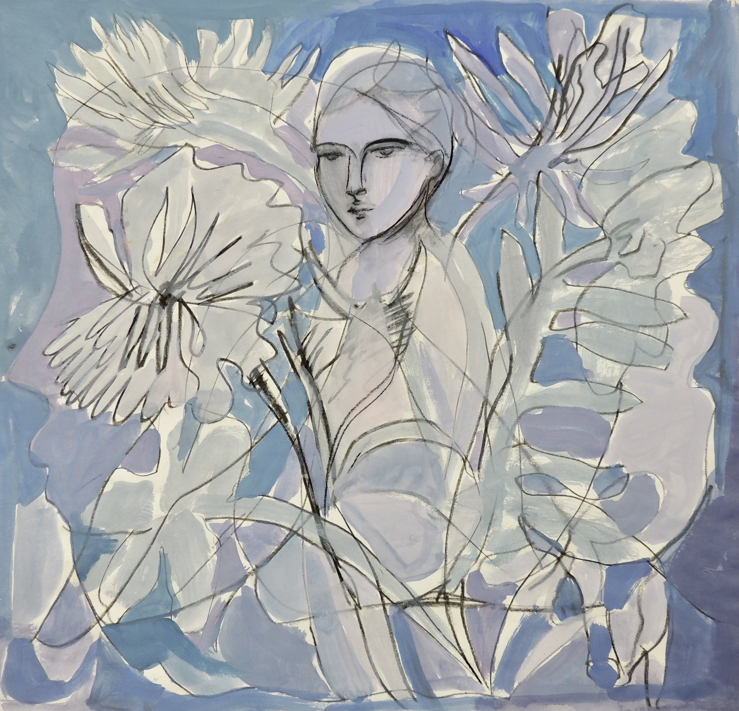 17" x 17" Original on Paper