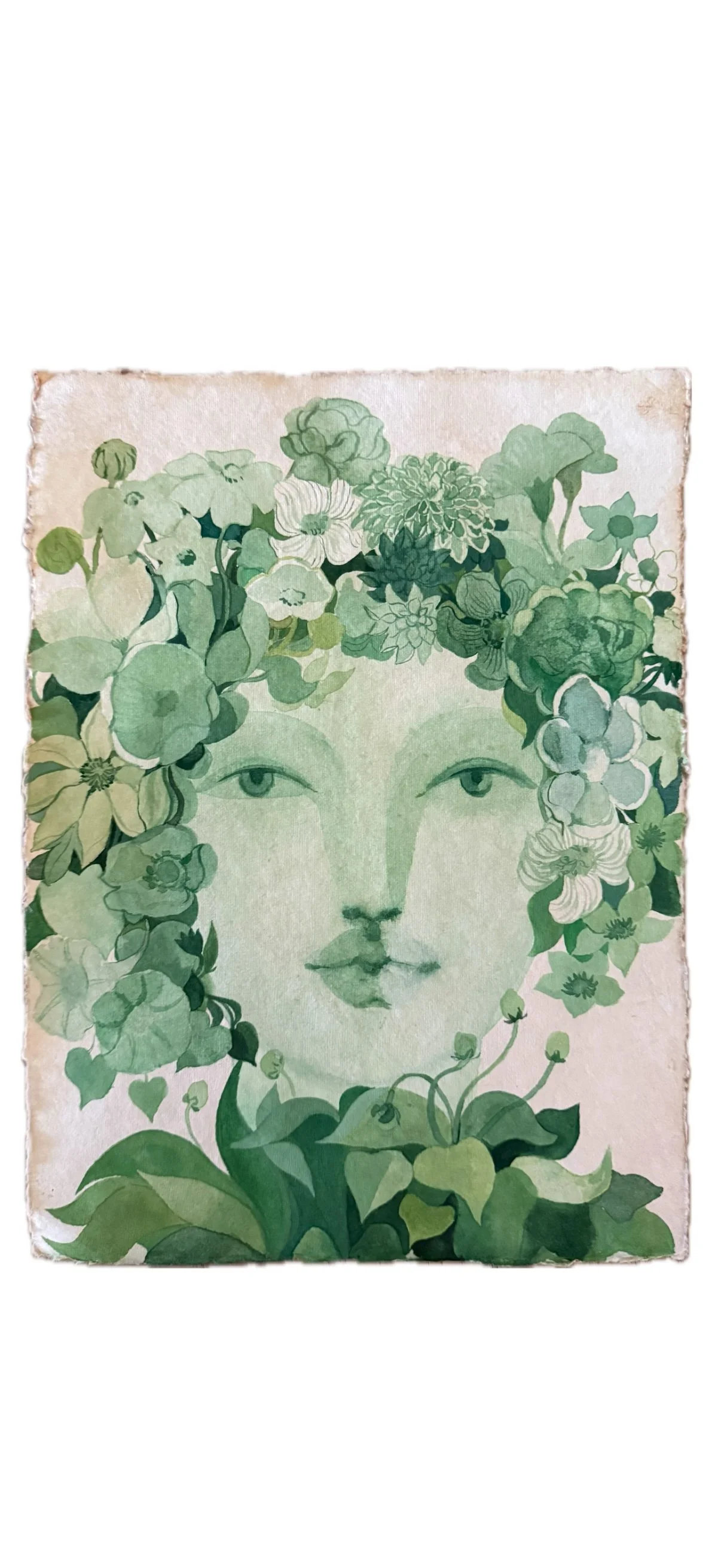 Green Watercolor Series - 12