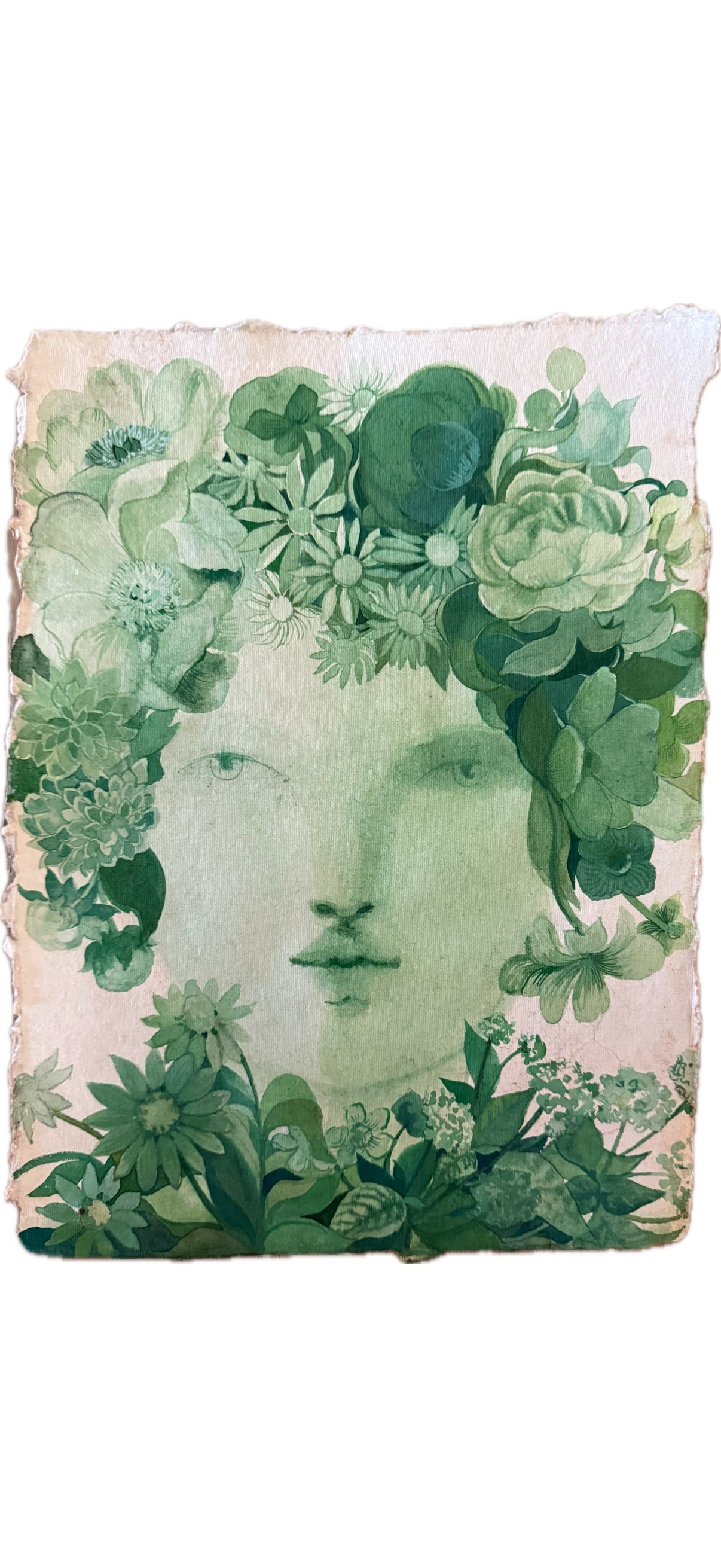 Green Watercolor Series - 11