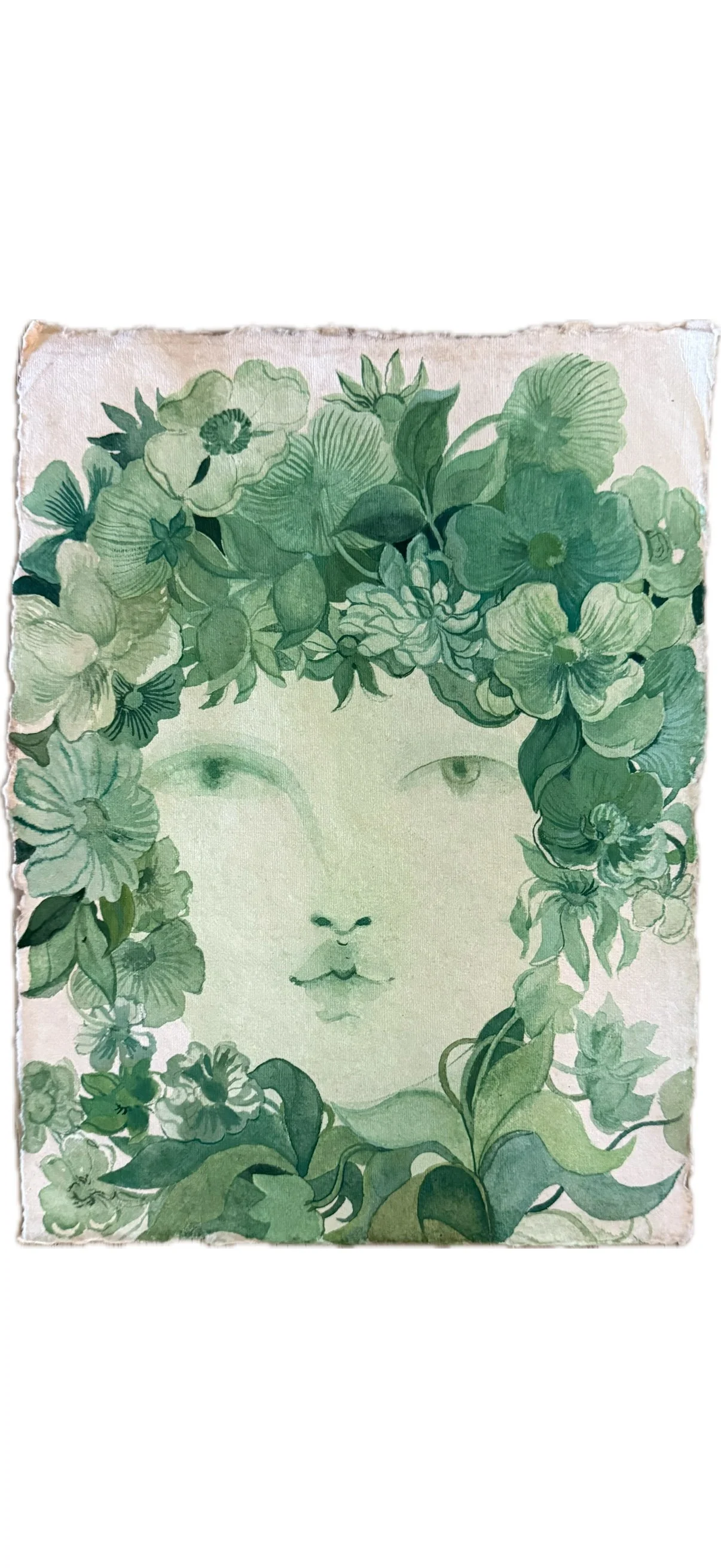 Green Watercolor Series - 15