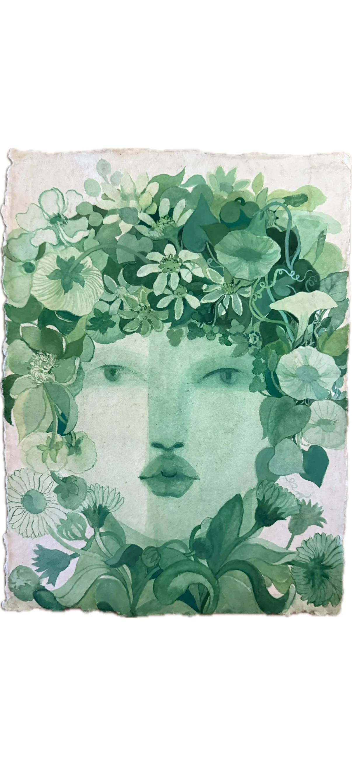 Green Watercolor Series - 6