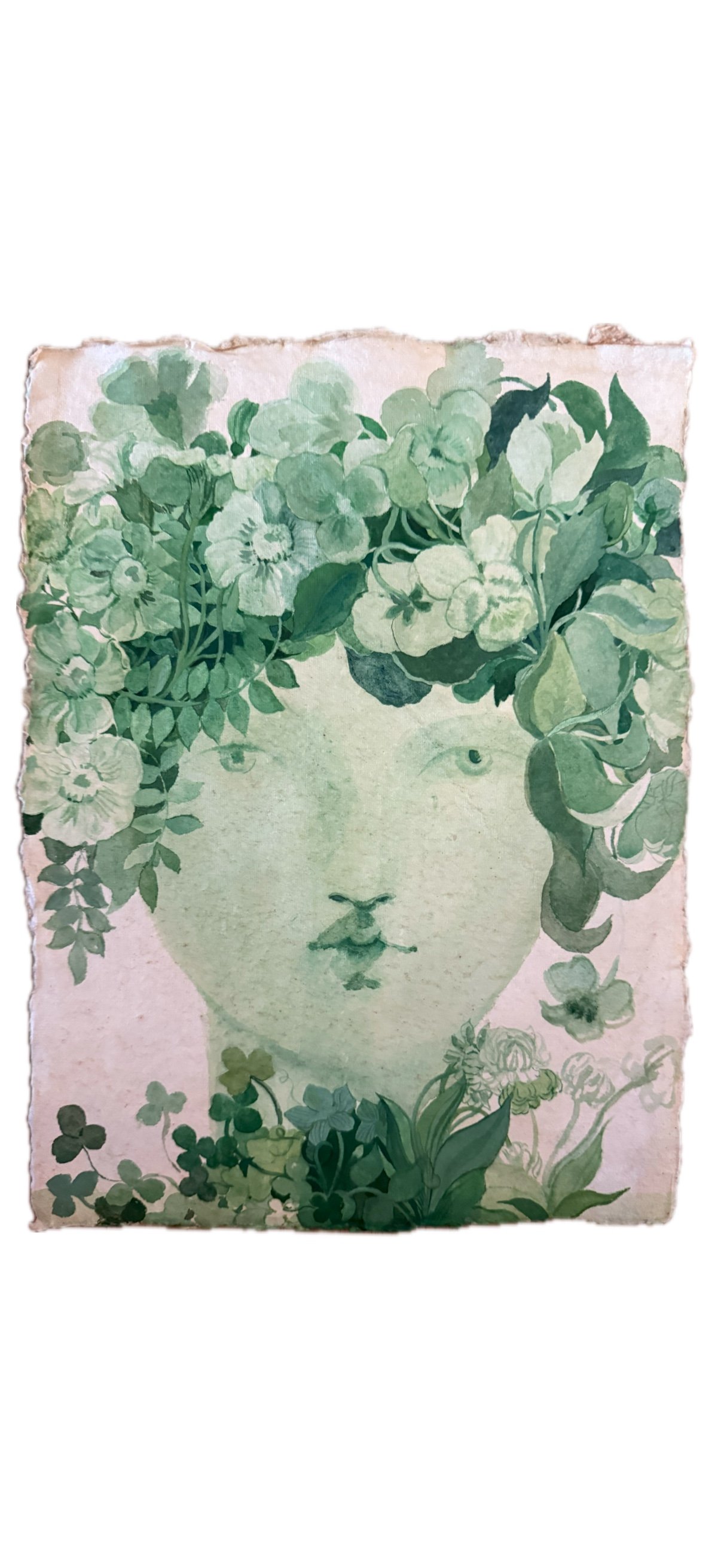 Green Watercolor Series - 16