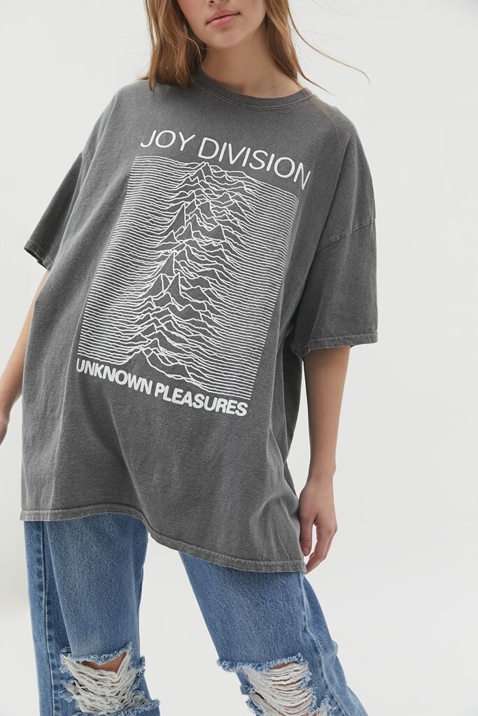 Joy Division Unknown Pleasures T-Shirt Dress