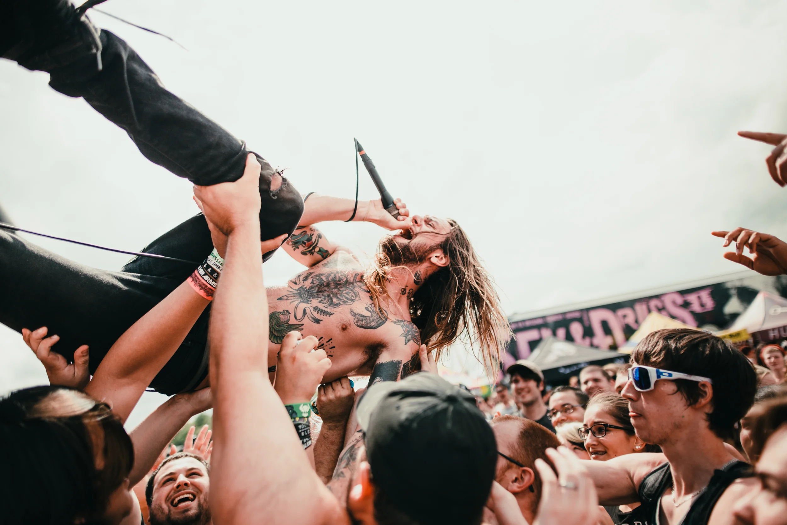 While She Sleeps (I think this was the only time I shot them all of tour which was a mistake)