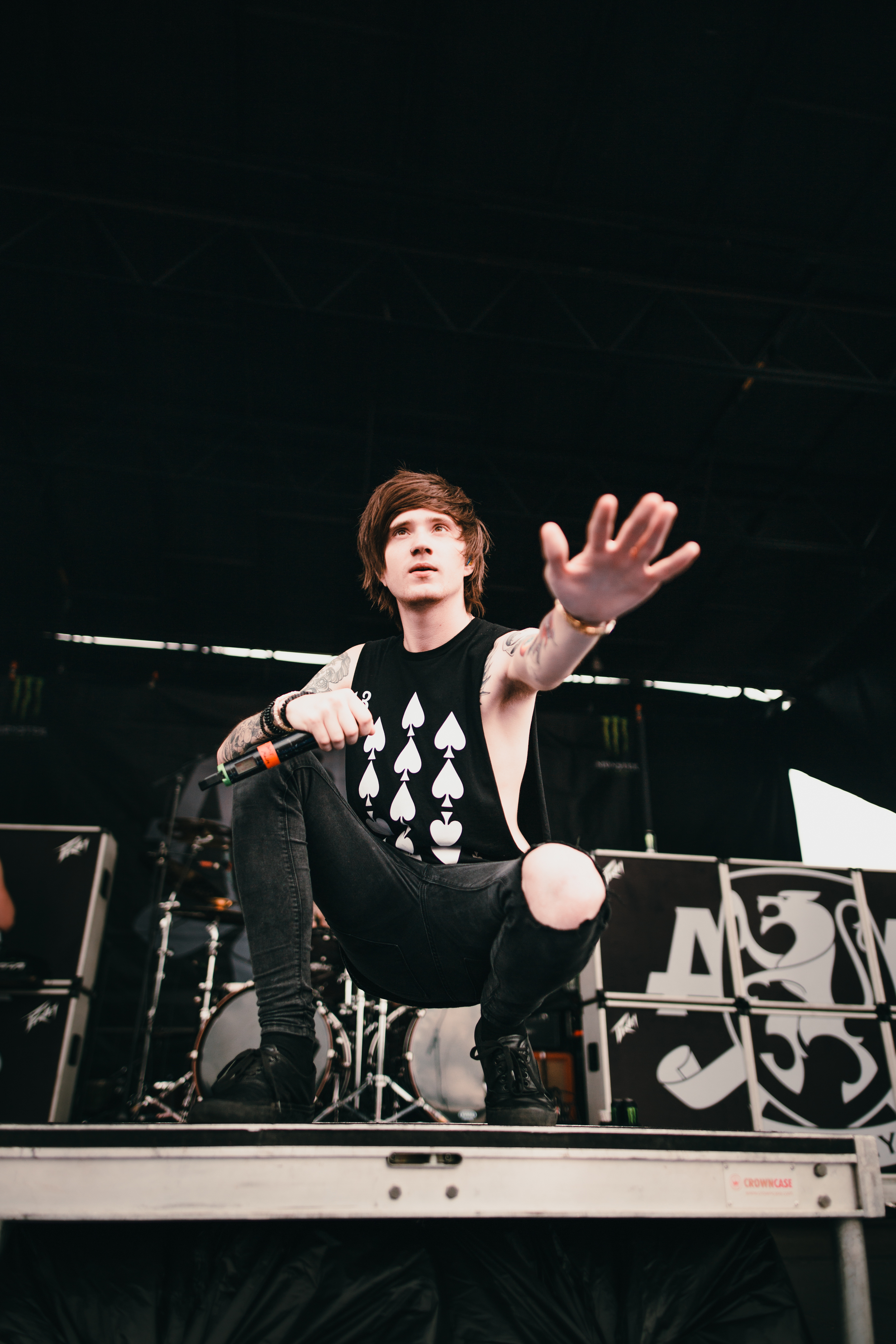 Asking Alexandria (Warped Tour ended up posting this photo on Instagram which was kewl)