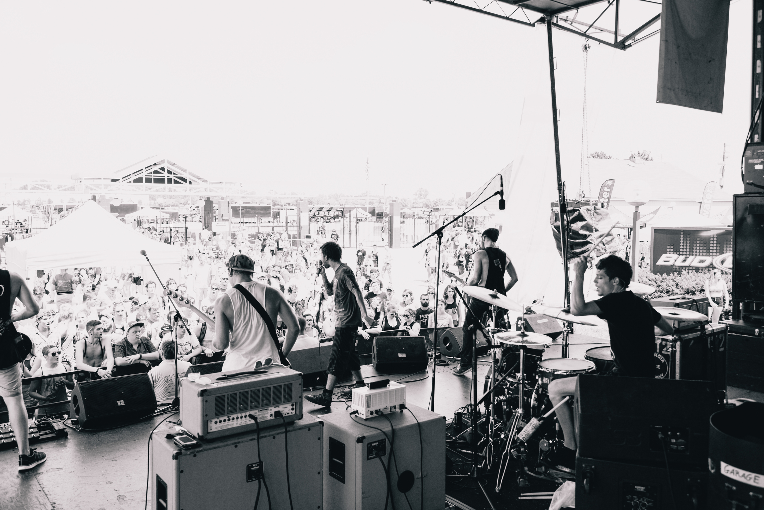 Carousel Kings. They played early and right next to the entrance which was good for them. I also killed it on the poster placement this day.