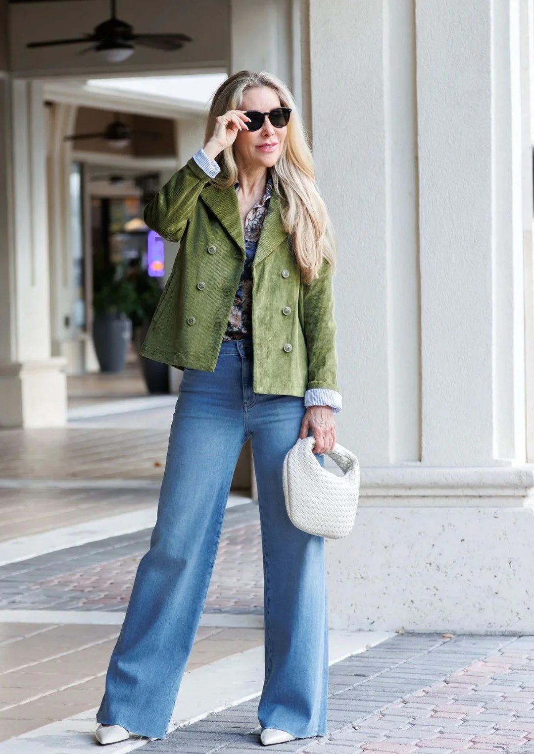 It may be sunny and 80&deg;, but we&rsquo;re dreaming of this incredible green jacket and everything fall. 🍁✨