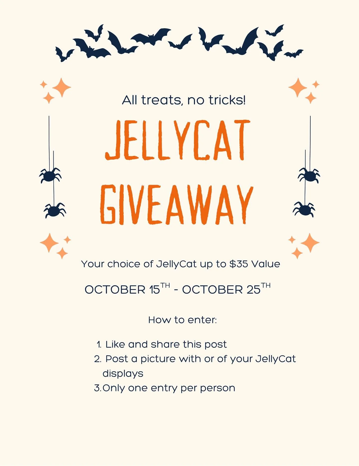 This treat is sweet&hellip;.
JellyCat giveaway!