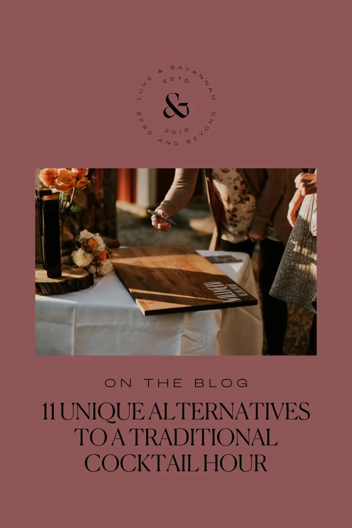 Alternatives to Cocktail Hour | Luke + Savannah | Wedding Photography