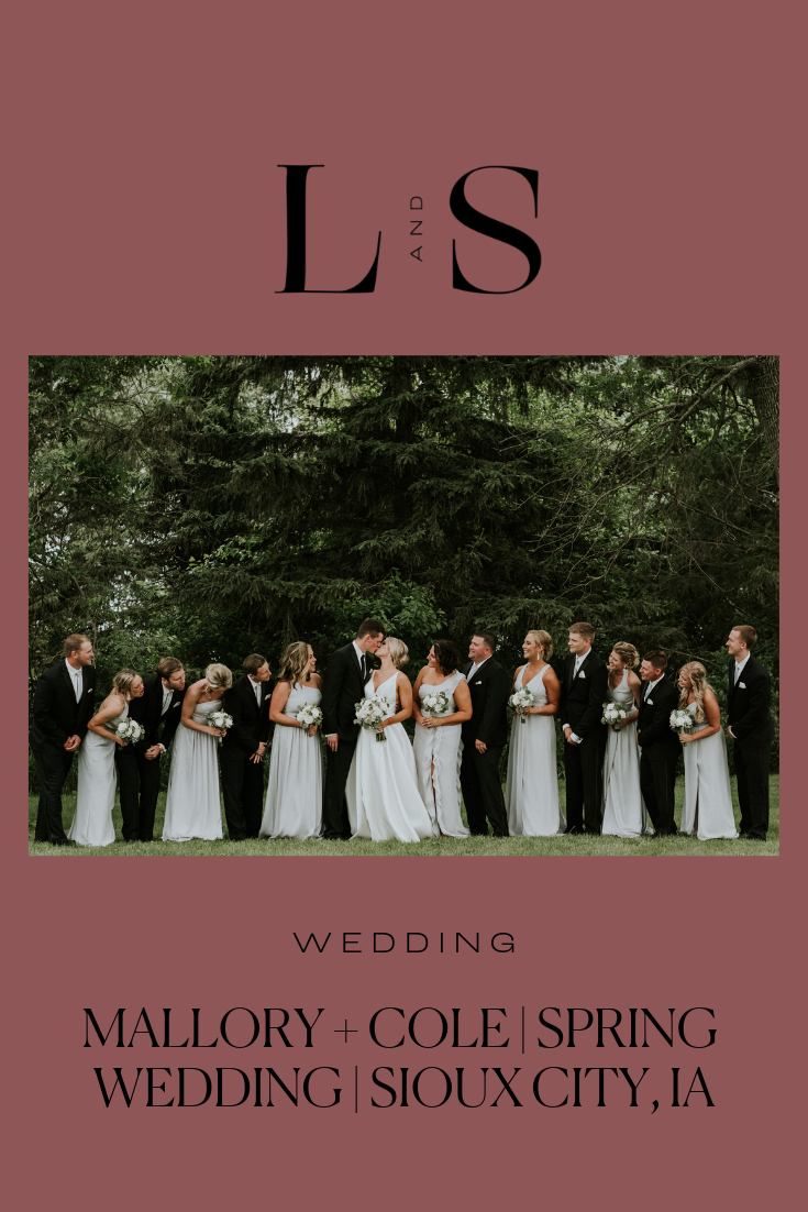 Sioux City IA Spring Wedding | Luke and Savannah Photography