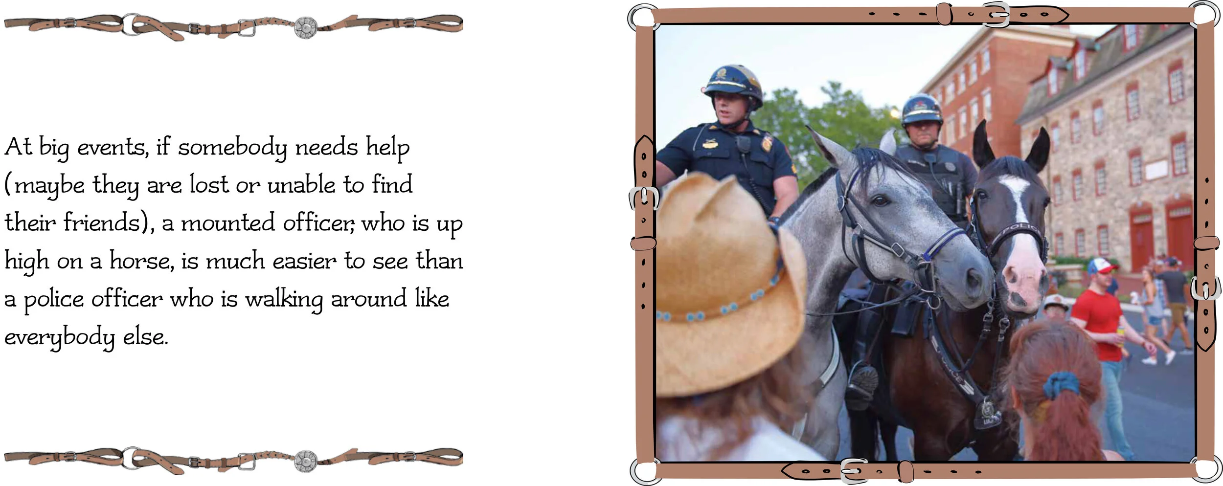 What Does A Police Horse Do? — Willow Bend Publishing
