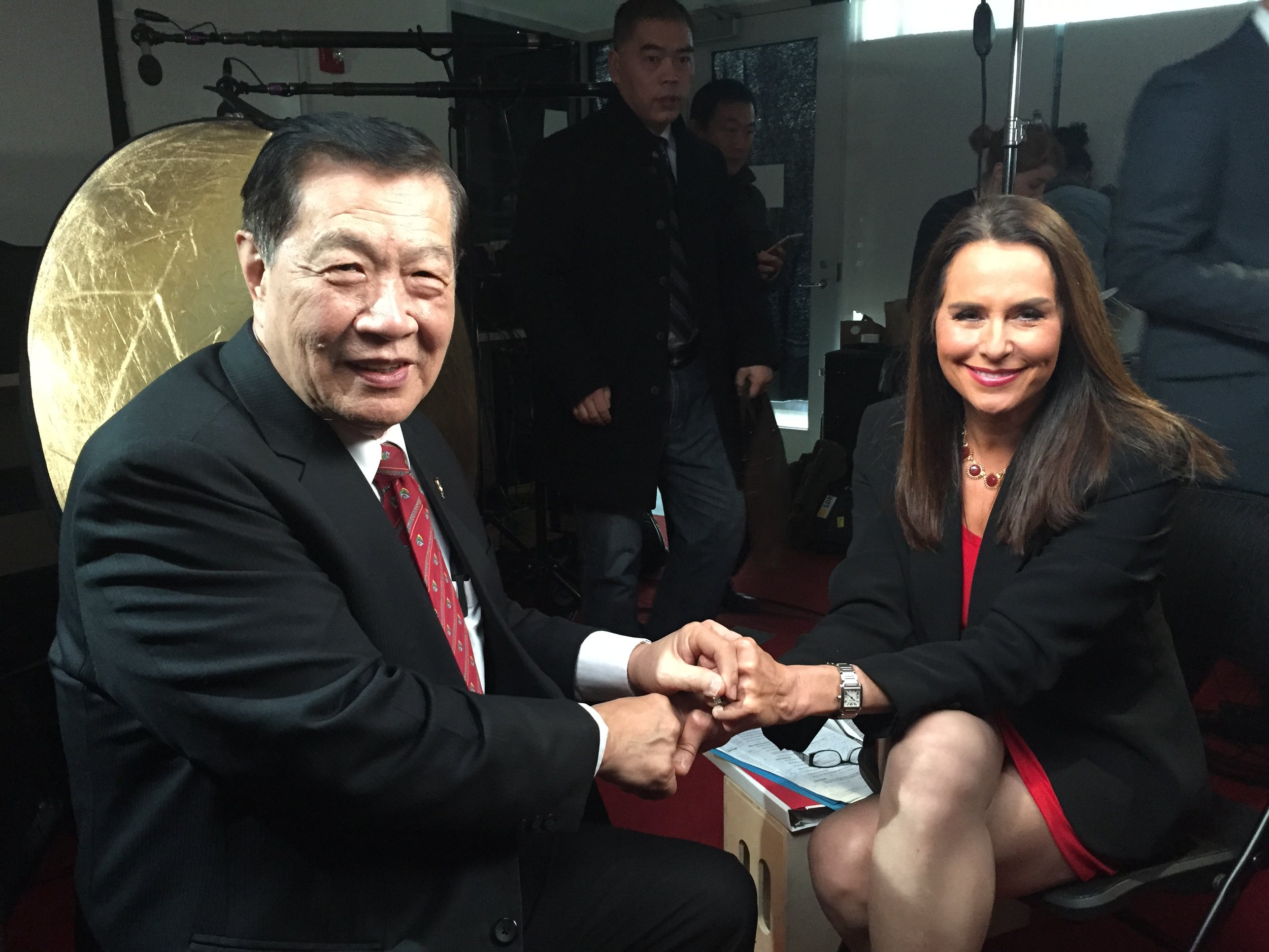 With Dr. Henry Lee