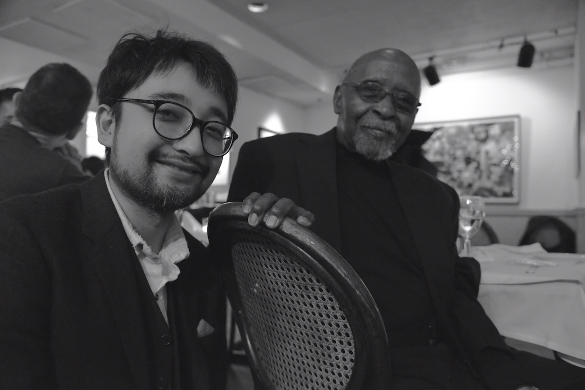 with piano master, Junior Mance 12.27.2015
