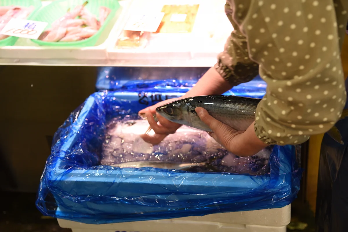 Karato Fish Market in Shimonoseki
