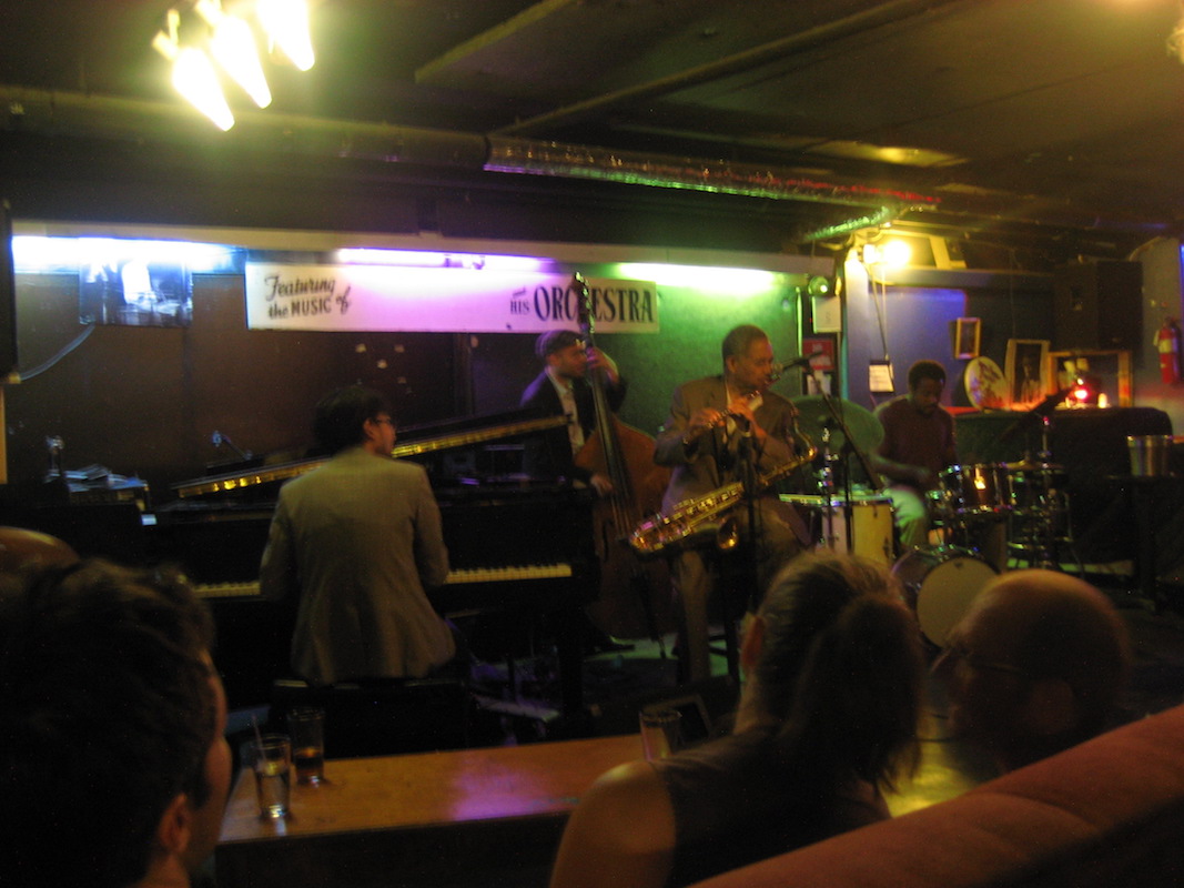 Frank Wess Quartet at Fat Cat NYC Frank Wess(ts,fl) Tadataka Unno(p) Tal Ronen(b) Brandon Lewis(ds) 7.7.2011