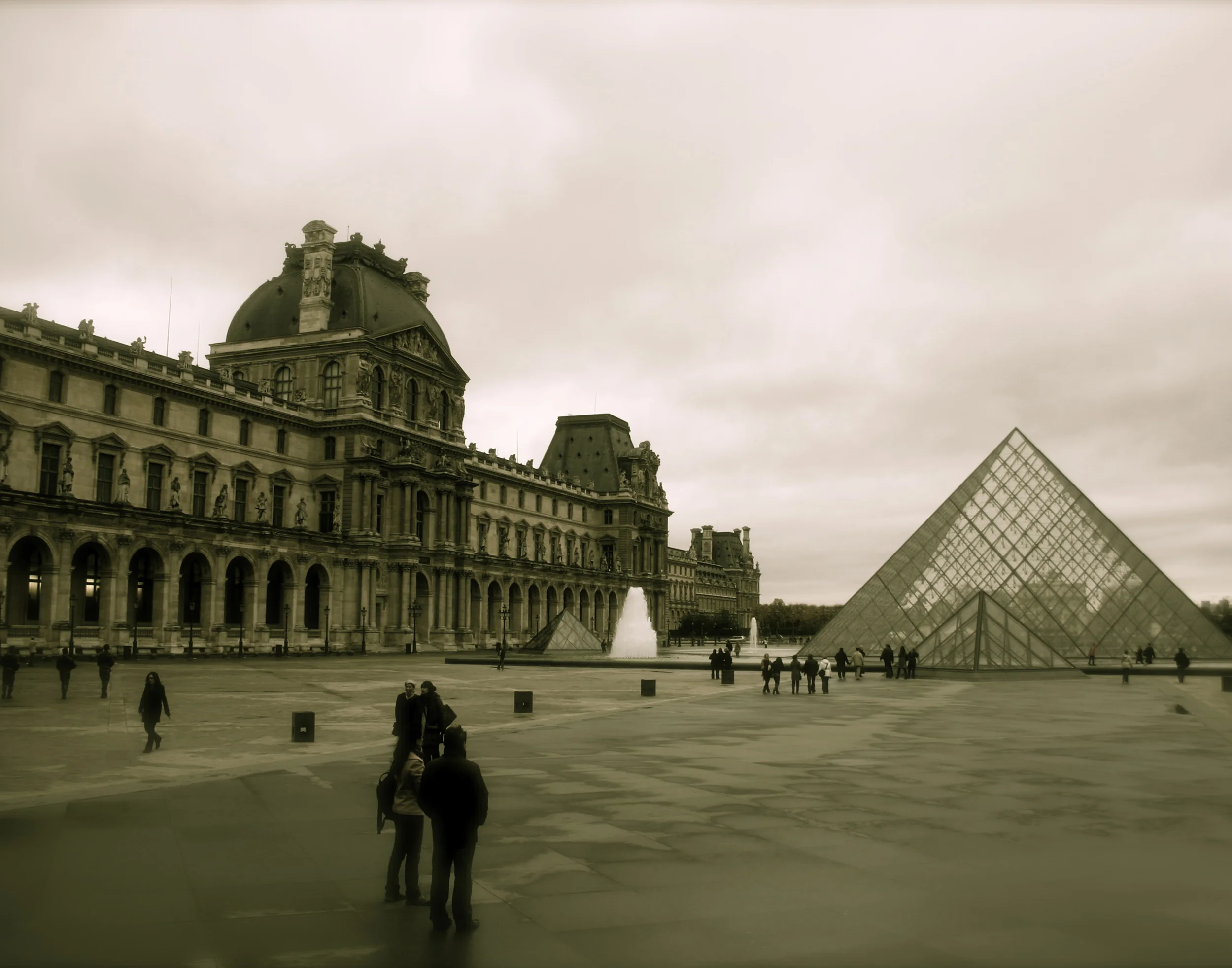Outside the Louvre, Paris, France