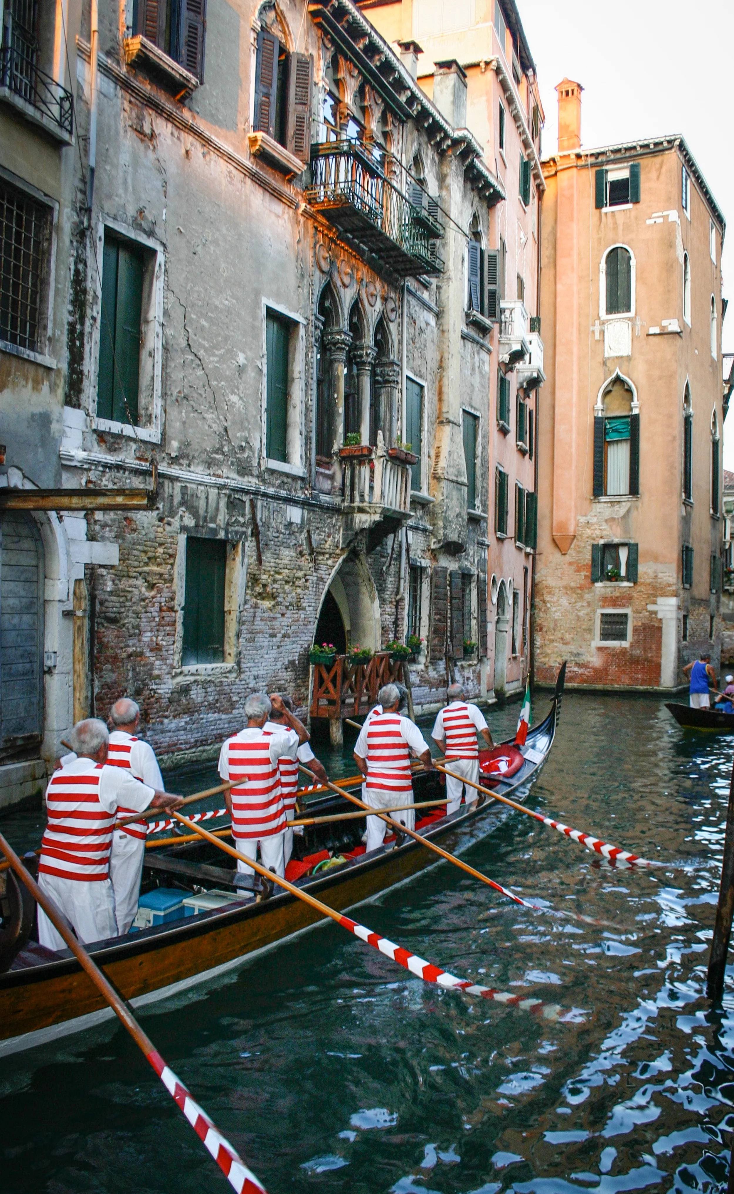 Gondoliers, Venice, Italy