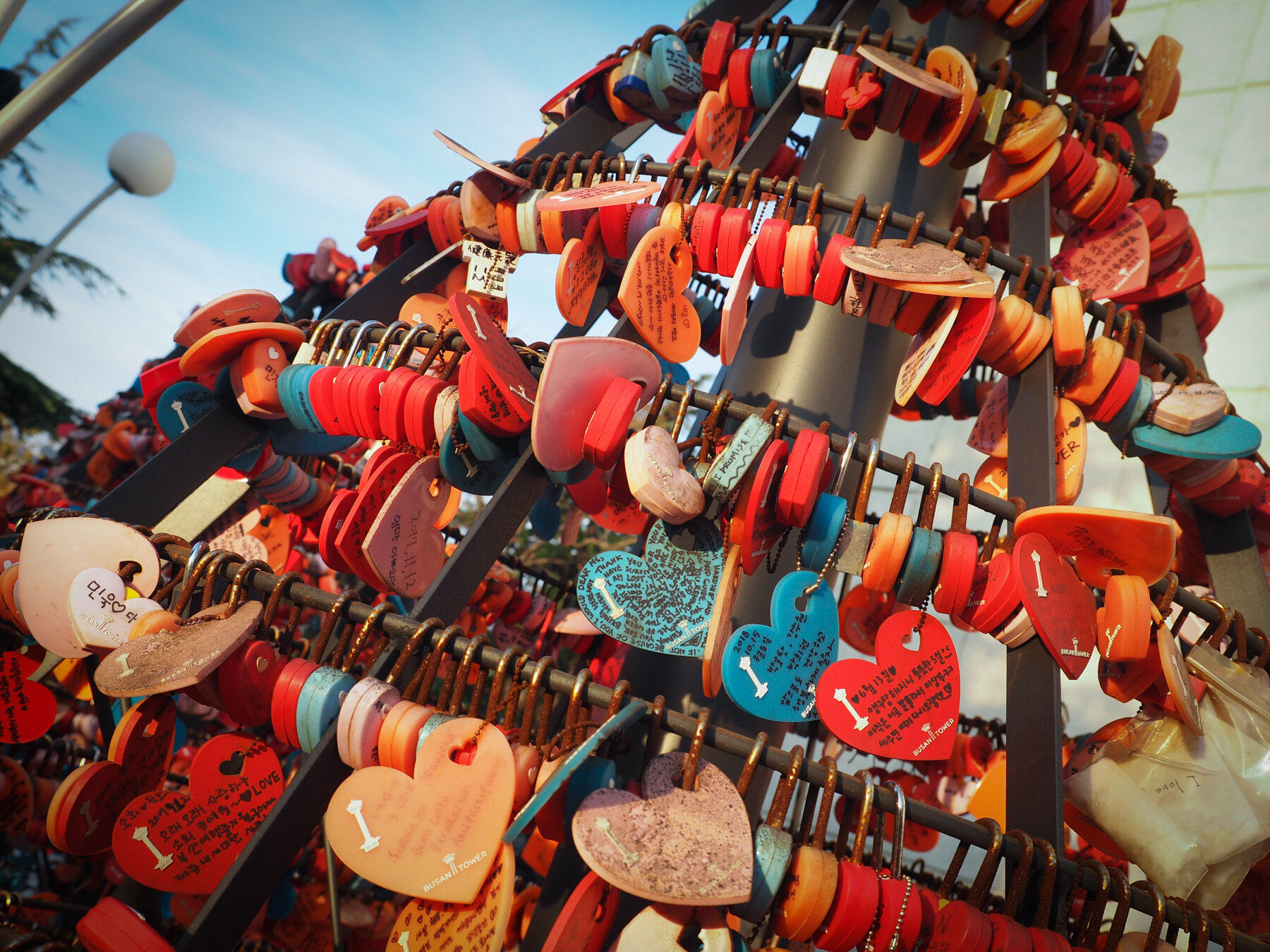 Love Locks at Busan Tower