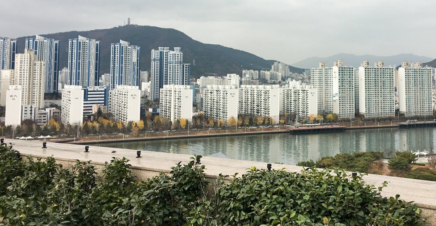 View of Busan from the Mall's rooftop